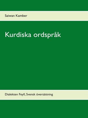 cover image of Kurdiska ordspråk